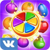 Fruit Land match 3 for VK v1.6.6 (MOD, apples)