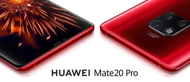 Mate 20 Pro - В красном цвете