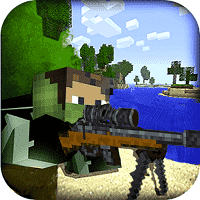 American Block Sniper Survival v1.96 (MOD, режим бога)